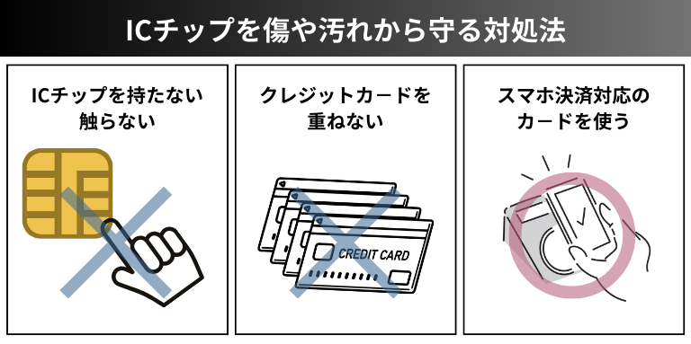 ICチップを傷や汚れから守る対処法