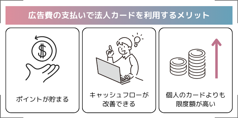 広告費の支払いで法人カードを利用するメリット